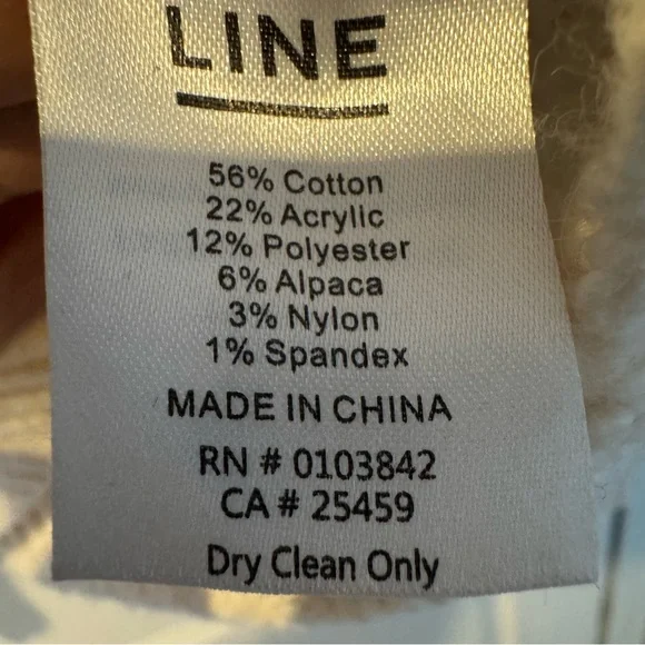 Line the Label Cream Crewneck Knit Sweater | S - Picture 4 of 5